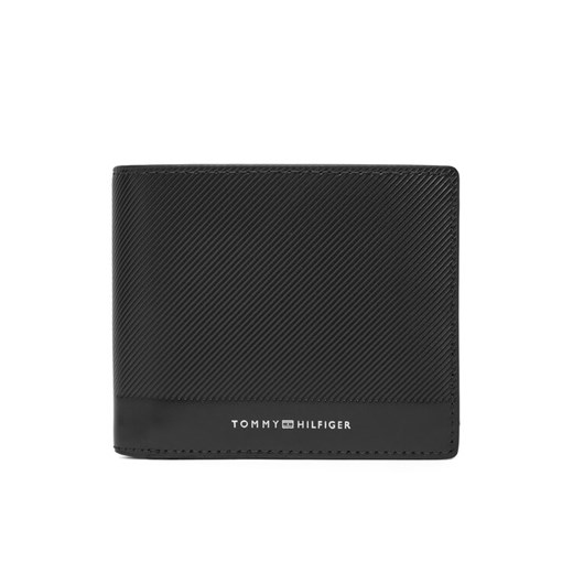Duży Portfel Męski Tommy Hilfiger Th Foundation Extra Cc And Coin AM0AM13509 Czarny ze sklepu eobuwie.pl w kategorii Portfele męskie - zdjęcie 183873233
