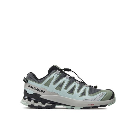 Trekkingi Salomon Xa Pro 3D V9 L47272900 Szary ze sklepu eobuwie.pl w kategorii Buty sportowe damskie - zdjęcie 183873234