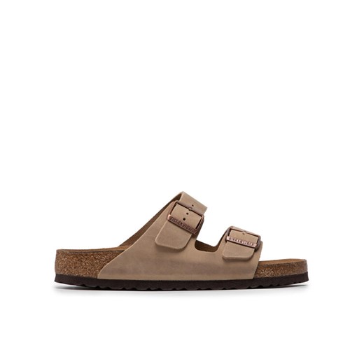 Klapki Birkenstock Arizona Bs Narrow Fit 0552811 Brązowy ze sklepu eobuwie.pl w kategorii Klapki męskie - zdjęcie 183873241