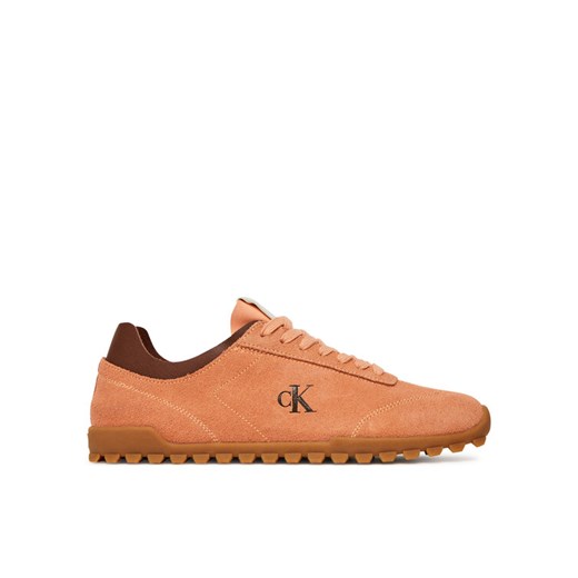 Sneakersy Calvin Klein Jeans Low Profile Runner Mg Sue YW0YW01898 Pomarańczowy ze sklepu eobuwie.pl w kategorii Buty sportowe damskie - zdjęcie 183873273