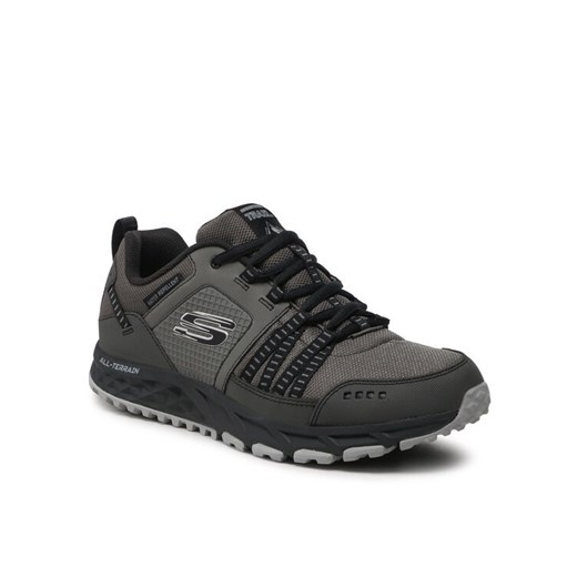 Skechers Trekkingi Escape Plan 51591/CCBK Szary ze sklepu MODIVO w kategorii Buty trekkingowe męskie - zdjęcie 183874590