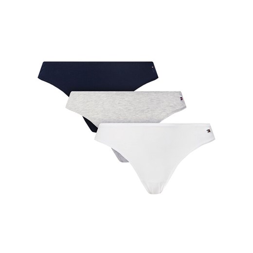 Tommy Hilfiger Komplet 3 par fig brazylijskich UW0UW05968 Kolorowy ze sklepu MODIVO w kategorii Majtki damskie - zdjęcie 183874670