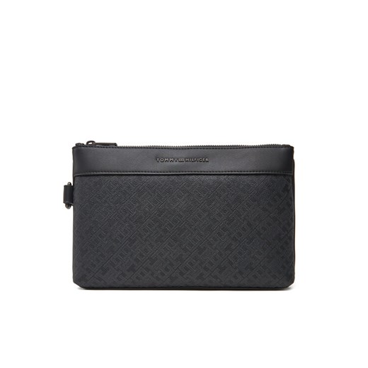 Tommy Hilfiger Saszetka Th Monogram Pouch AM0AM13529 Czarny ze sklepu MODIVO w kategorii Torby męskie - zdjęcie 183874674