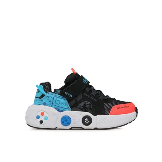 Skechers Sneakersy Gametronix 402260L/BKMT Czarny ze sklepu MODIVO w kategorii Buty sportowe dziecięce - zdjęcie 183874723