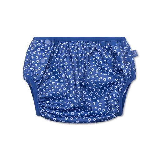Swim Essentials Pielucha kąpielowa &quot;Blue Leopard&quot; w kolorze niebieskim ze sklepu Limango Polska w kategorii Pielęgnacja dziecka - zdjęcie 183877682