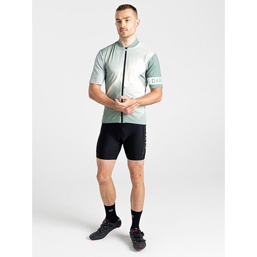 Dare 2b Koszulka kolarska &quot;Pedal II&quot; w kolorze zielono-białym ze sklepu Limango Polska w kategorii T-shirty męskie - zdjęcie 183878140