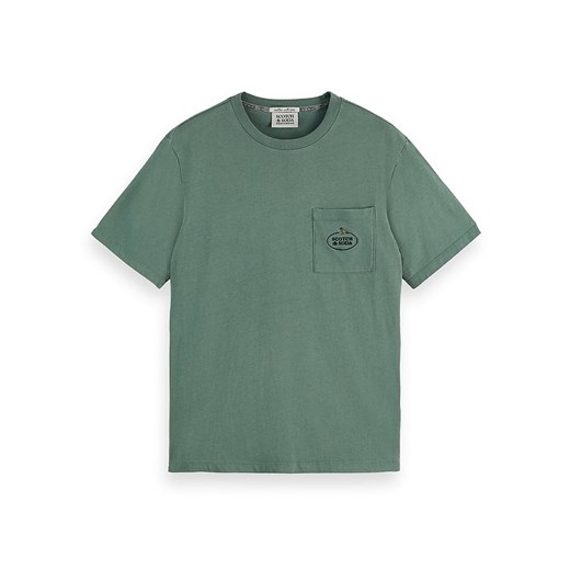 Scotch &amp; Soda Koszulka w kolorze zielonym ze sklepu Limango Polska w kategorii T-shirty męskie - zdjęcie 183878220