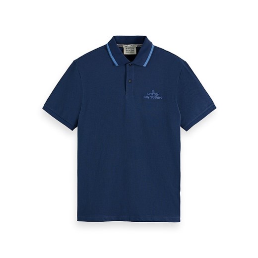 Scotch &amp; Soda Koszulka polo w kolorze granatowym ze sklepu Limango Polska w kategorii T-shirty męskie - zdjęcie 183878253