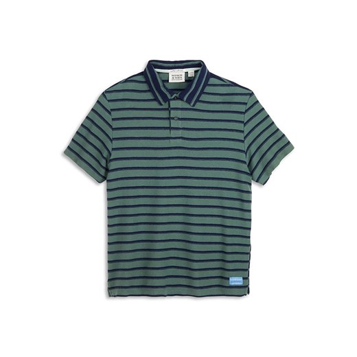 Scotch &amp; Soda Koszulka polo w kolorze zielono-granatowym ze sklepu Limango Polska w kategorii T-shirty męskie - zdjęcie 183878262