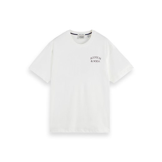Scotch &amp; Soda Koszulka w kolorze białym ze sklepu Limango Polska w kategorii T-shirty męskie - zdjęcie 183878282