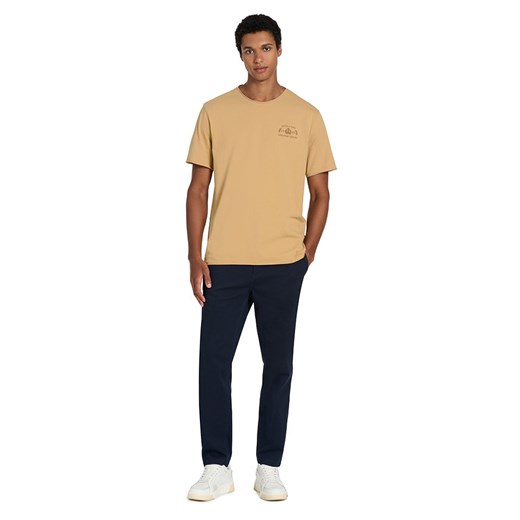 Scotch &amp; Soda Koszulka w kolorze jasnobrązowym ze sklepu Limango Polska w kategorii T-shirty męskie - zdjęcie 183878310