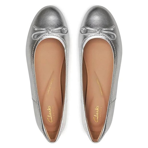 Balerinki Clarks wiosenne płaskie