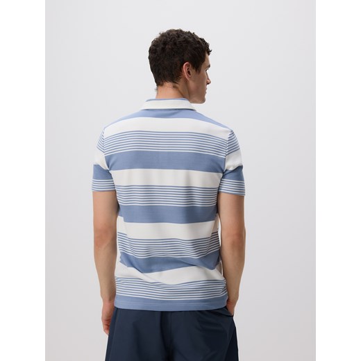 Reserved - Koszulka polo slim - niebieski Reserved S Reserved