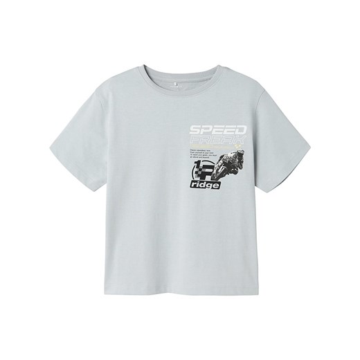 name it Koszulka &quot;Hold&quot; w kolorze szarym ze sklepu Limango Polska w kategorii T-shirty chłopięce - zdjęcie 183879282