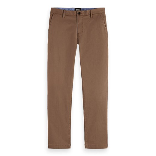 Scotch &amp; Soda Spodnie chino w kolorze brązowym ze sklepu Limango Polska w kategorii Spodnie męskie - zdjęcie 183879521