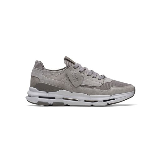 Clarks Skórzane sneakersy &quot;NXE Lo&quot; w kolorze szarym ze sklepu Limango Polska w kategorii Buty sportowe męskie - zdjęcie 183879700