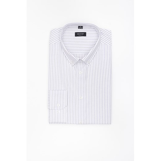 KOSZULA COFINO 3305T DŁUGI RĘKAW CUSTOM FIT BŁĘKITNA Z BAWEŁNĄ ze sklepu Recman w kategorii Koszule męskie - zdjęcie 183879960