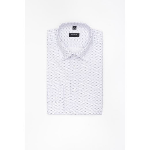 KOSZULA COLINE 3302T DŁUGI RĘKAW SLIM FIT SZARA Z BAWEŁNY ze sklepu Recman w kategorii Koszule męskie - zdjęcie 183879980
