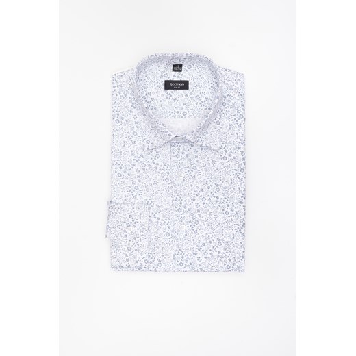 KOSZULA CORSINI 3295E DŁUGI RĘKAW SLIM FIT BŁĘKITNA Z BAWEŁNĄ ze sklepu Recman w kategorii Koszule męskie - zdjęcie 183879992