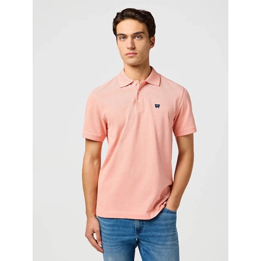 WRANGLER MĘSKA KOSZULKA WRANGLER REFINED POLO SHIRT ORANGE 112362832 ze sklepu YouNeedit.pl w kategorii T-shirty męskie - zdjęcie 183880131