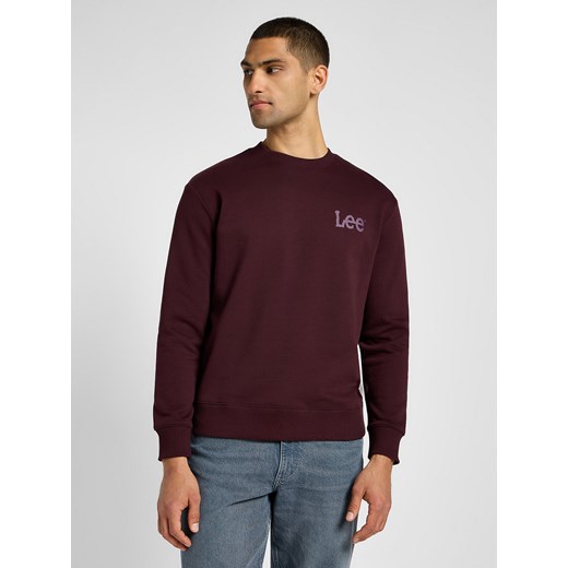 MESKA BLUZA LEE WOBBLY LEE SWS VELVET BEET 112355744 ze sklepu YouNeedit.pl w kategorii Bluzy męskie - zdjęcie 183880252