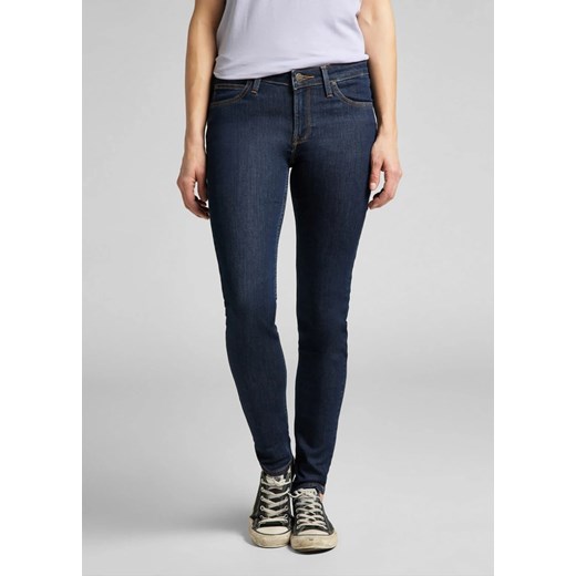 LEE DAMSKIE SPODNIE JEANSOWE LEE SCARLETT SOLID BLUE 112145236 ze sklepu YouNeedit.pl w kategorii Jeansy damskie - zdjęcie 183880370