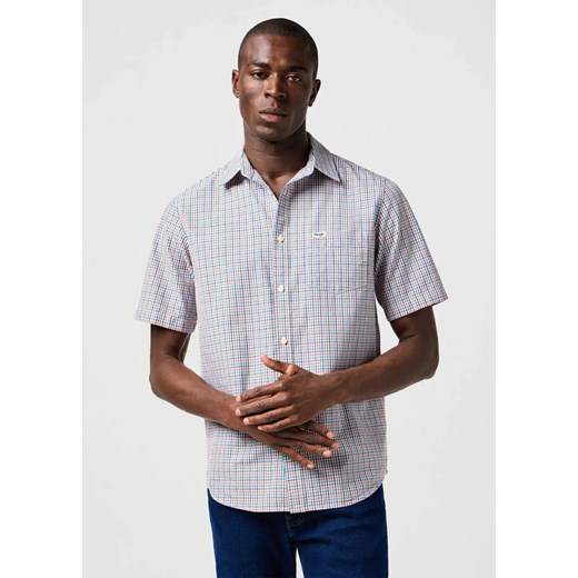 WRANGLER MĘSKA KOSZULA WRANGLER SS 1 PKT SHIRT RED MULTI CHECK 112364050 Wrangler XL YouNeedit.pl
