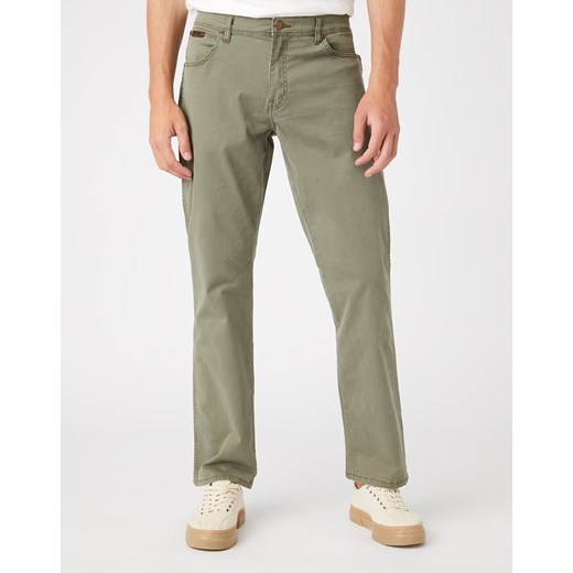 WRANGLER TEXAS STRETCH MĘSKIE SPODNIE MATERIAŁOWE SEA TURTLE W121Y6G31 112145776 ze sklepu YouNeedit.pl w kategorii Spodnie męskie - zdjęcie 183880402
