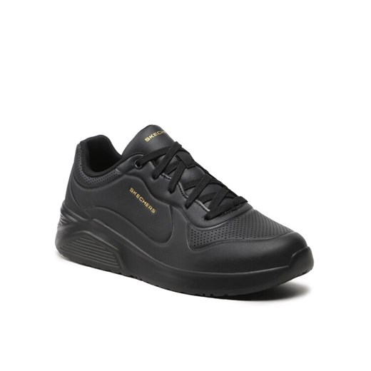 Sneakersy Skechers 8750063 BBK Czarny ze sklepu eobuwie.pl w kategorii Buty sportowe damskie - zdjęcie 183882132