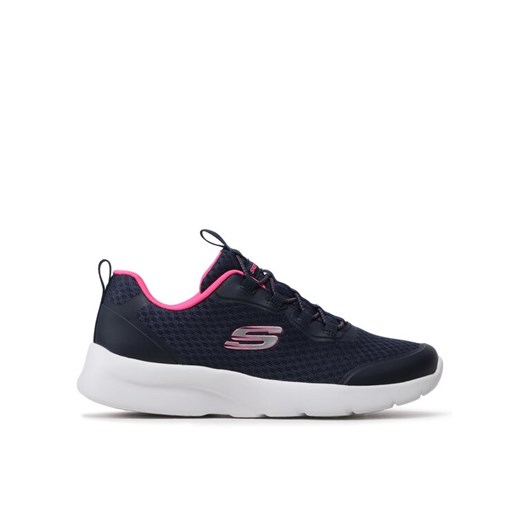 Sneakersy Skechers Social Orbit 149691/NVHP Granatowy ze sklepu eobuwie.pl w kategorii Buty sportowe damskie - zdjęcie 183882154