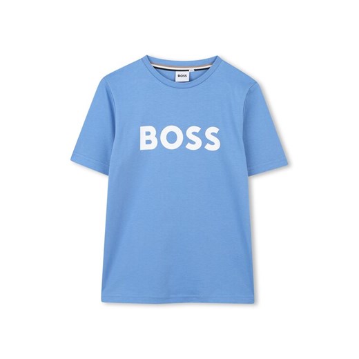 BOSS T-Shirt J52030 S Granatowy Regular Fit ze sklepu MODIVO w kategorii T-shirty chłopięce - zdjęcie 183882722