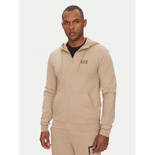 EA7 Emporio Armani Bluza 7M000568 AF13512 M1013 Beżowy Regular Fit ze sklepu MODIVO w kategorii Bluzy męskie - zdjęcie 183882813