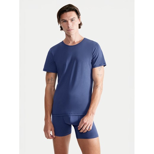 Sloggi Podkoszulek 10222373 Niebieski Slim Fit ze sklepu MODIVO w kategorii Podkoszulki męskie - zdjęcie 183882823