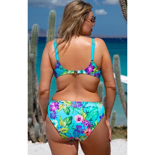 Biustonosz kąpielowy z miękkiej pianki 732/02, Kolor turkusowo-zielony, Rozmiar 40C, Primo ze sklepu Intymna w kategorii Stroje kąpielowe - zdjęcie 183884483