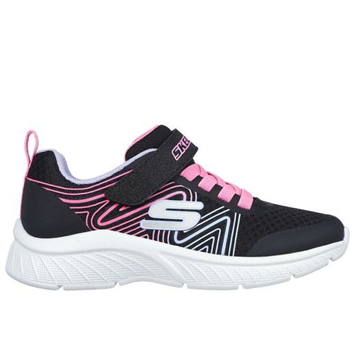 Buty dziecięce Skechers Microspec Plus Swirl Sweet 303535LBKMT - czarne ze sklepu streetstyle24.pl w kategorii Buty sportowe dziecięce - zdjęcie 183884542