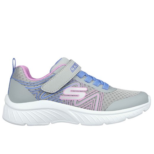 Buty dziecięce Skechers Microspec Plus Swirl Sweet 303535LGYMT - szare ze sklepu streetstyle24.pl w kategorii Buty sportowe dziecięce - zdjęcie 183884544