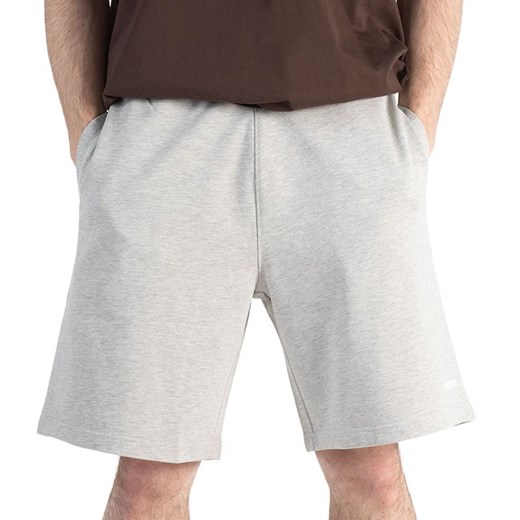Spodenki męskie Prosto Sweat Shorts Myst KL251MPAN6022 - szare ze sklepu streetstyle24.pl w kategorii Spodenki męskie - zdjęcie 183884554