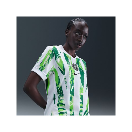 Damska koszulka piłkarska Nike Dri-FIT Nigeria Stadium 2025 (drużyna kobiet) (wersja wyjazdowa) – replika - Biel ze sklepu Nike poland w kategorii Bluzki damskie - zdjęcie 183884682