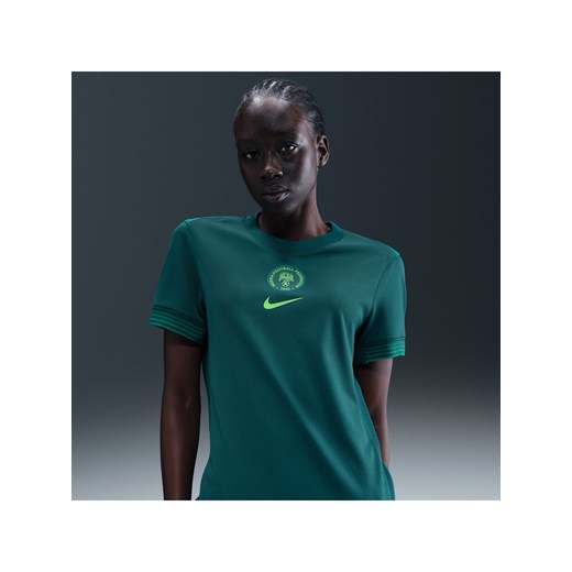 Damska koszulka piłkarska Nike Dri-FIT Nigeria Stadium 2025 (drużyna kobiet) (wersja domowa) – replika - Niebieski ze sklepu Nike poland w kategorii Bluzki damskie - zdjęcie 183884683