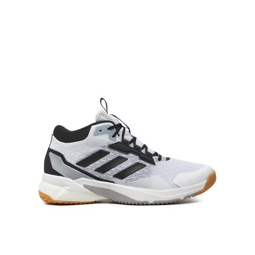 Buty halowe adidas Crazyflight 5 Mid IH7720 Biały ze sklepu eobuwie.pl w kategorii Buty sportowe męskie - zdjęcie 183884784