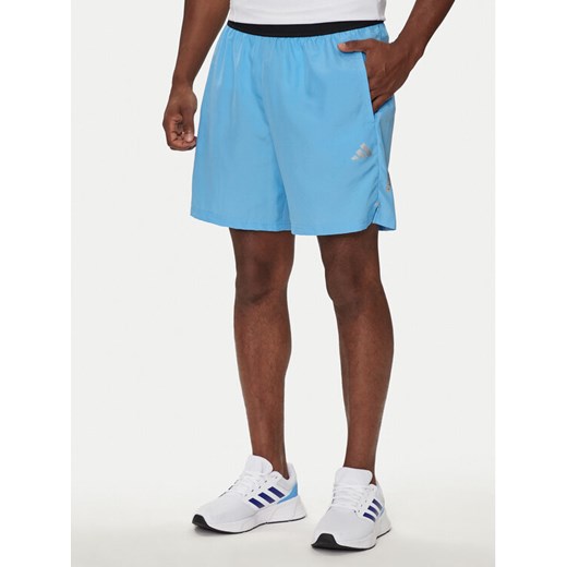 adidas Szorty sportowe IR5881 Błękitny Regular Fit ze sklepu MODIVO w kategorii Spodenki męskie - zdjęcie 183885503