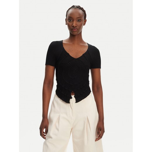 PINKO Sweter Falterona Maglia 104625 A2E6 Czarny Regular Fit ze sklepu MODIVO w kategorii Swetry damskie - zdjęcie 183885544