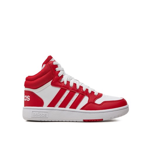 adidas Sneakersy Hoops Mid IG3718 Biały 38_23 MODIVO