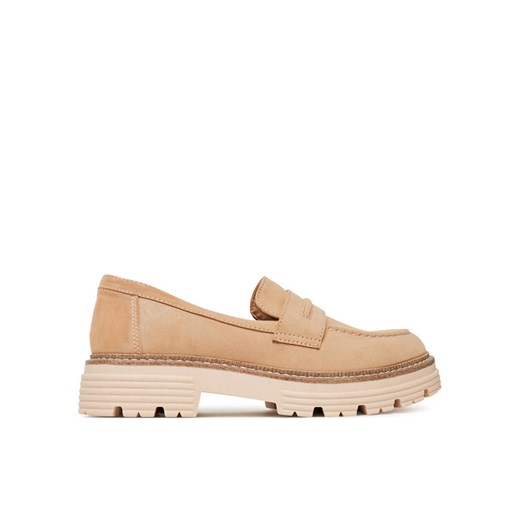 JENNY Loafersy MOLLIE WS6211-07 Beżowy ze sklepu MODIVO w kategorii Lordsy damskie - zdjęcie 183885600