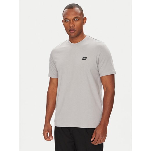 Calvin Klein Jeans T-Shirt LV04RC272G Szary Regular Fit ze sklepu MODIVO w kategorii T-shirty męskie - zdjęcie 183885610