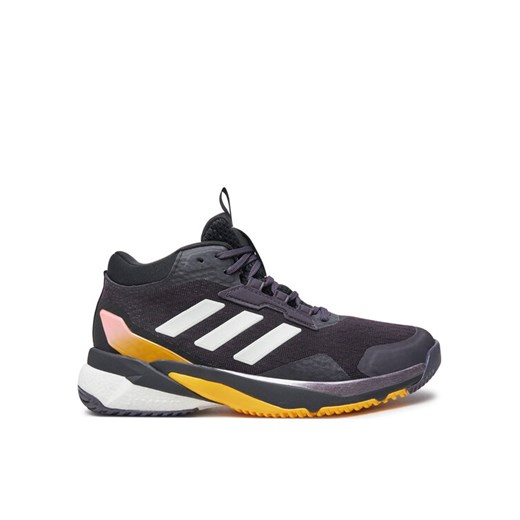 adidas Buty halowe Crazyflight 5 Mid Indoor IG1610 Czarny ze sklepu MODIVO w kategorii Buty sportowe damskie - zdjęcie 183885624