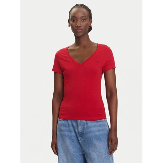 Tommy Jeans Komplet 2 t-shirtów DW0DW21367 Kolorowy Slim Fit ze sklepu MODIVO w kategorii Bluzki damskie - zdjęcie 183885630