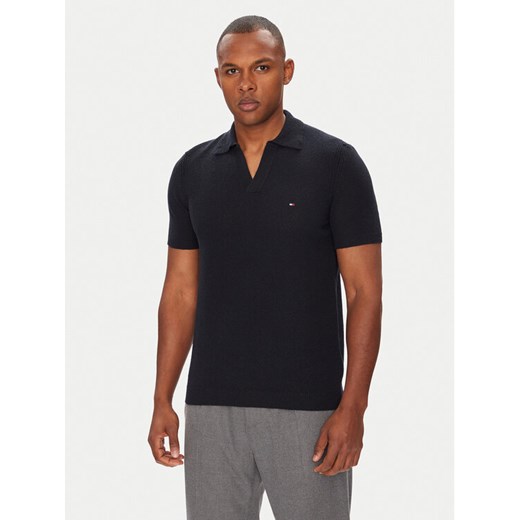 Tommy Hilfiger Polo MW0MW39531 Granatowy Regular Fit ze sklepu MODIVO w kategorii T-shirty męskie - zdjęcie 183885684
