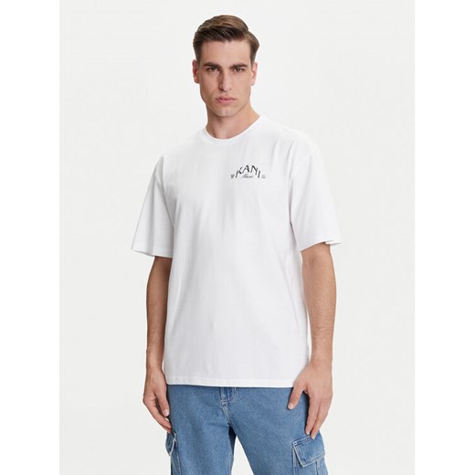 Karl Kani T-Shirt Palm Print PD00005330 Biały Relaxed Fit ze sklepu MODIVO w kategorii T-shirty męskie - zdjęcie 183885694