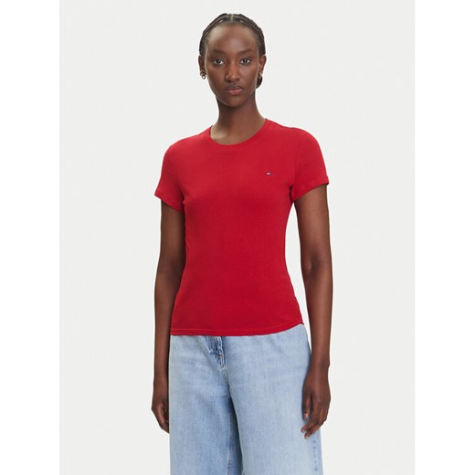 Tommy Jeans Komplet 2 t-shirtów DW0DW21366 Kolorowy Slim Fit ze sklepu MODIVO w kategorii Bluzki damskie - zdjęcie 183885701